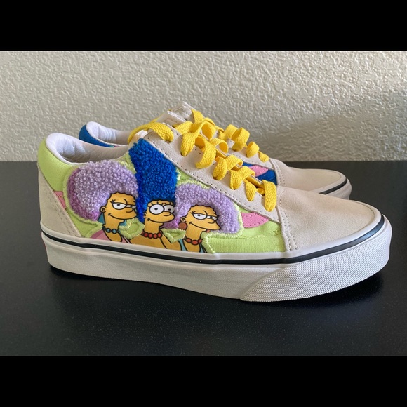 NEW VANS SIMPSONS BOUVIERS MENS SZ 4 WOMENS 5.5 VN0ABV521M SNEAKERS SHOES - Picture 10 of 11